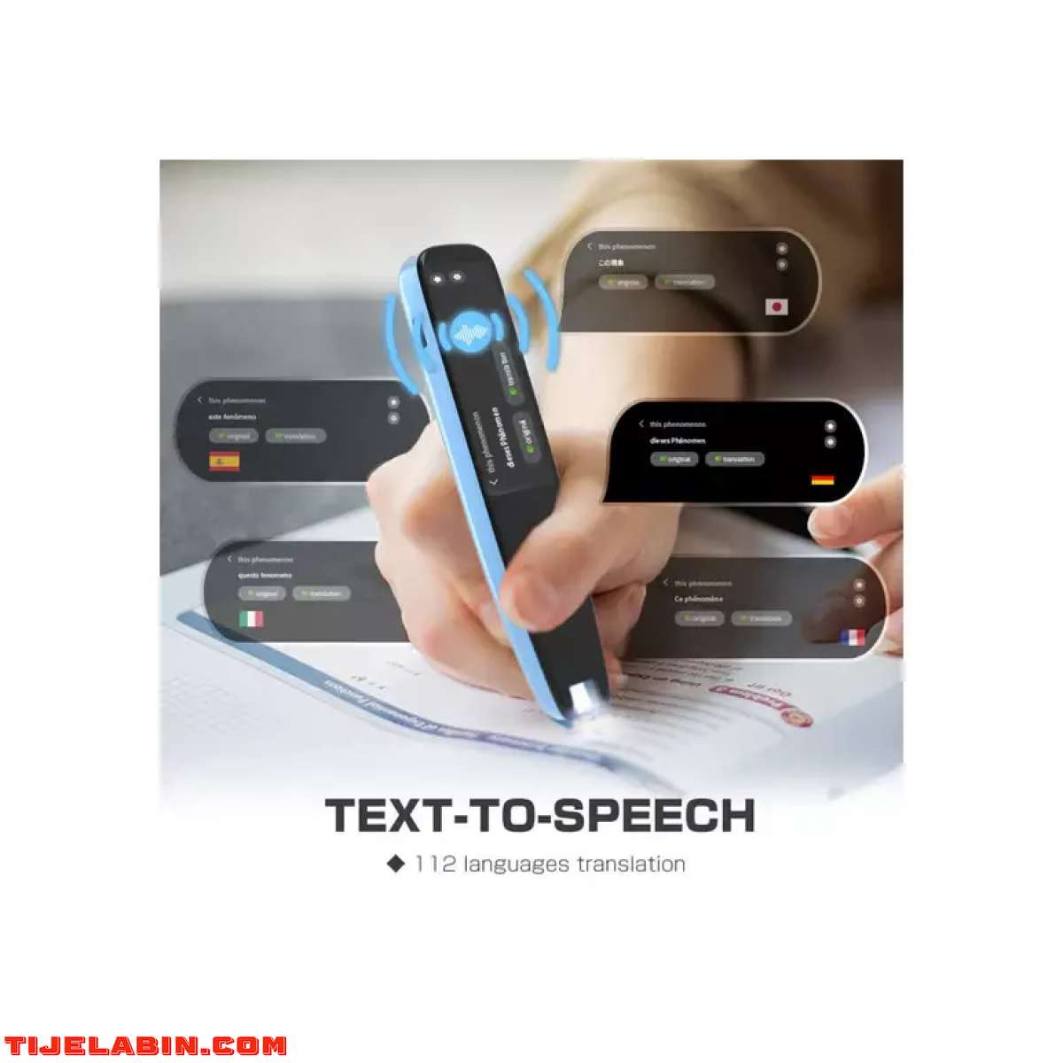 قارئ قلم وماسح ضوئي ومترجم لـ 160 لغة