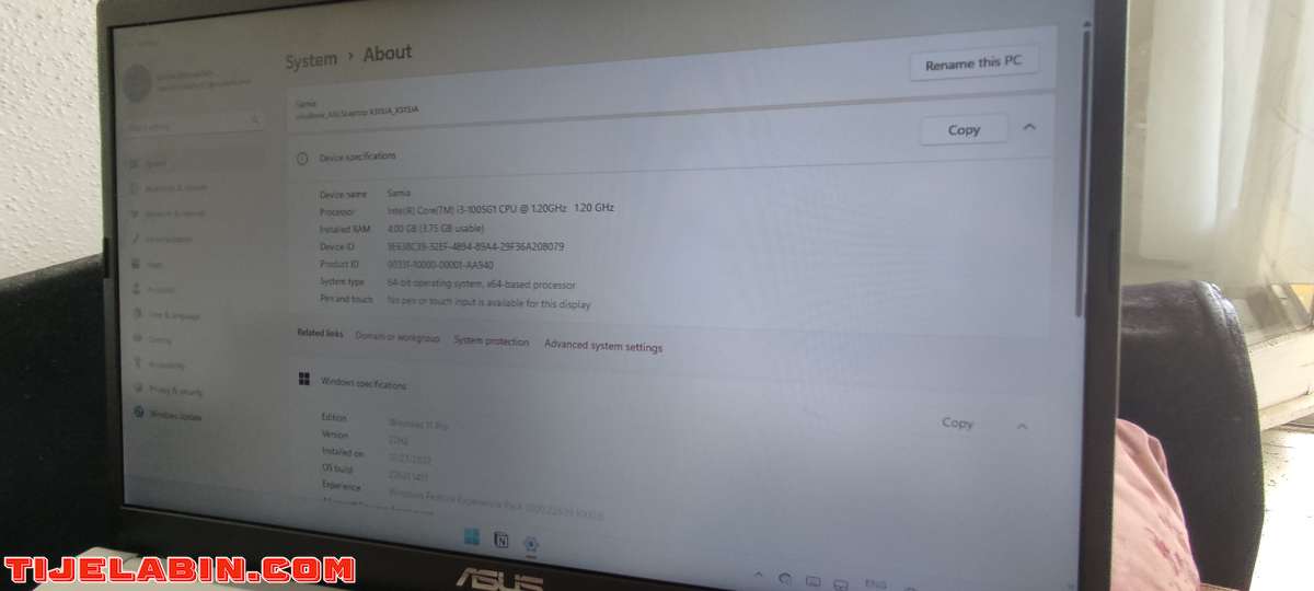 Asus intel i3 core 10th gen 4G Ram