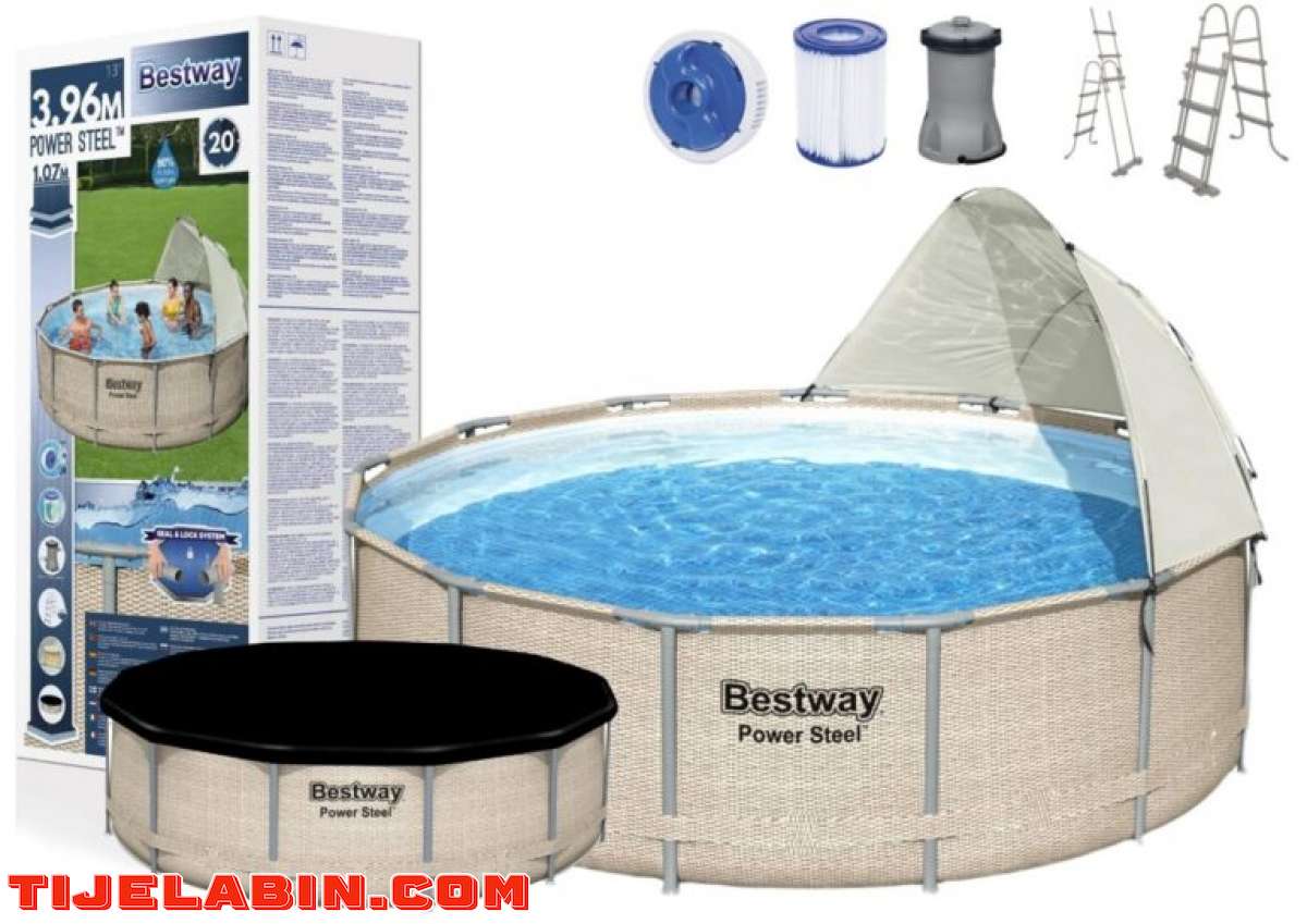 مسبح دائري396×107سم