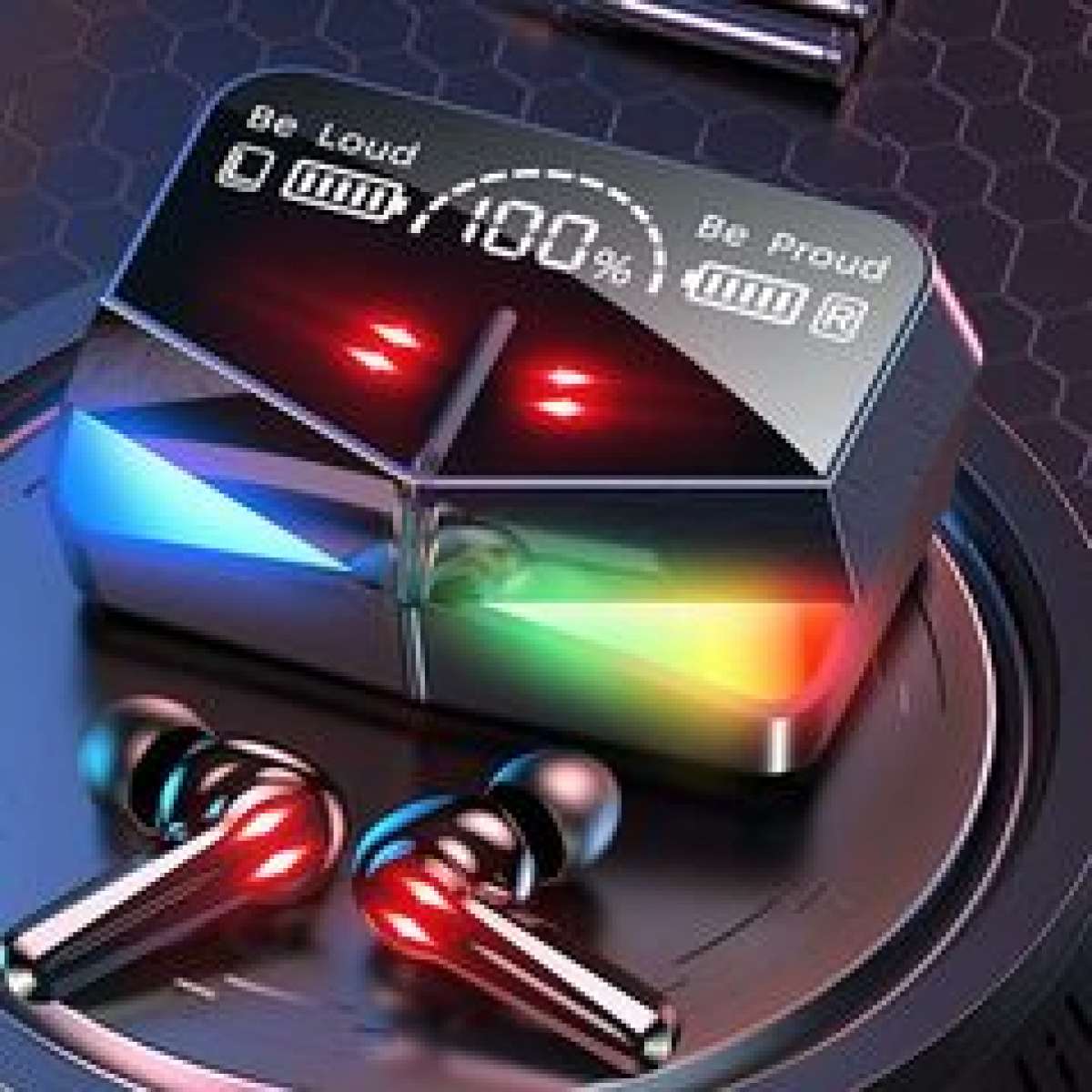 سماعات M27 TWS بلوتوث سماعات لاسلكية مع مايكروفون 9D ستيريو