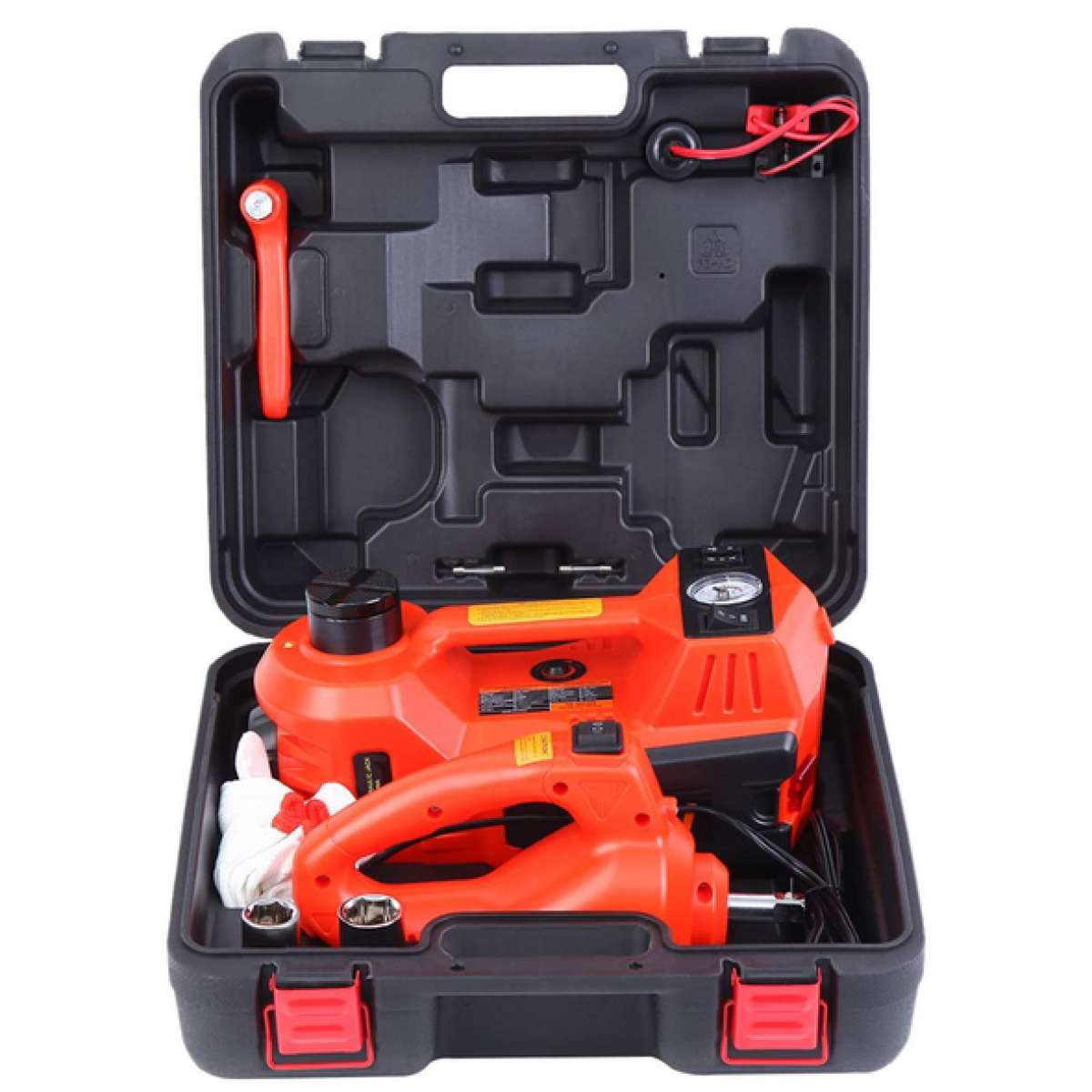 حقيبة التصليح السريع للسيارة 4 في 1 مناسبة لحالات الطوارئ