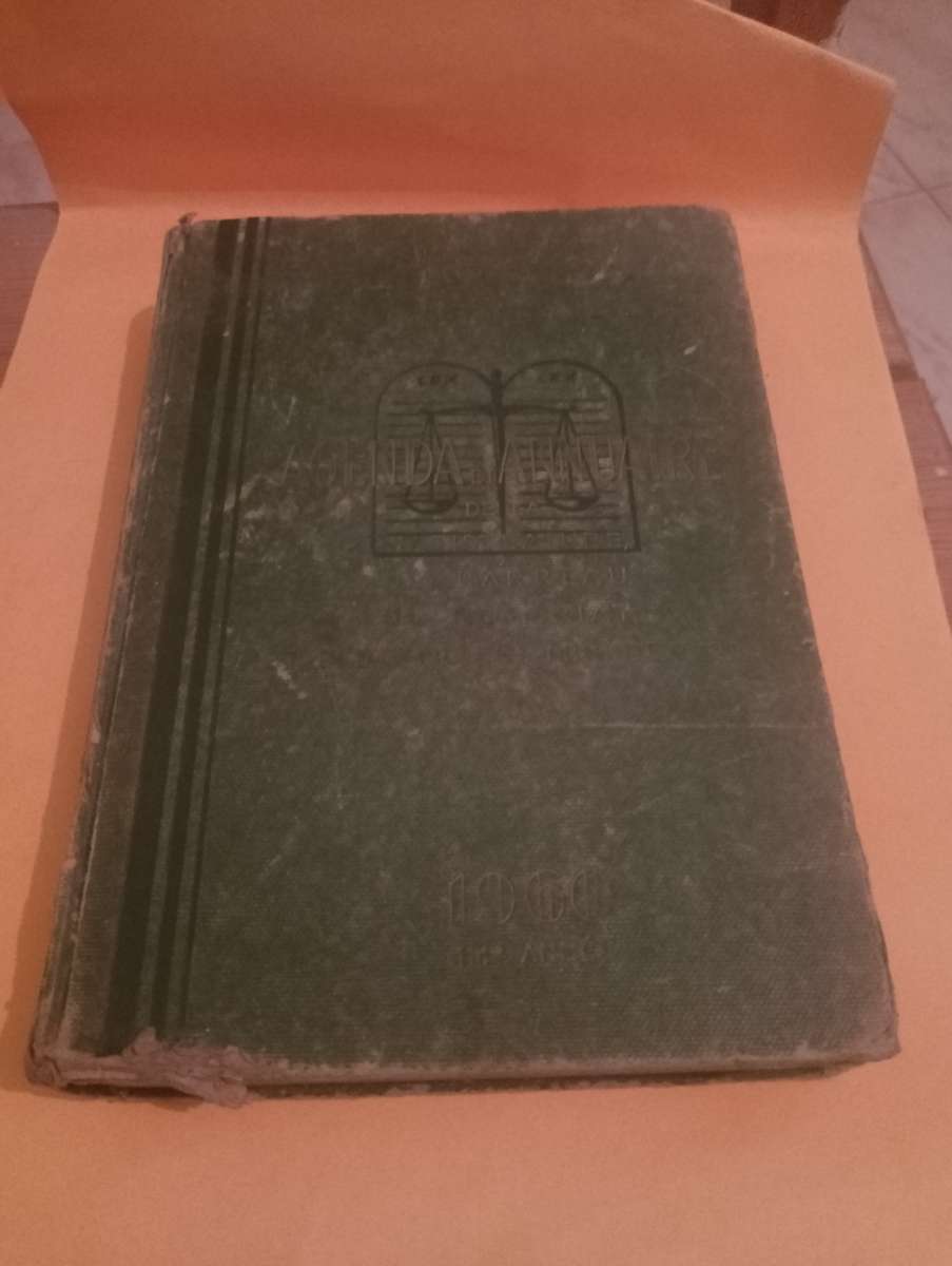 ancien agenda et annuaire