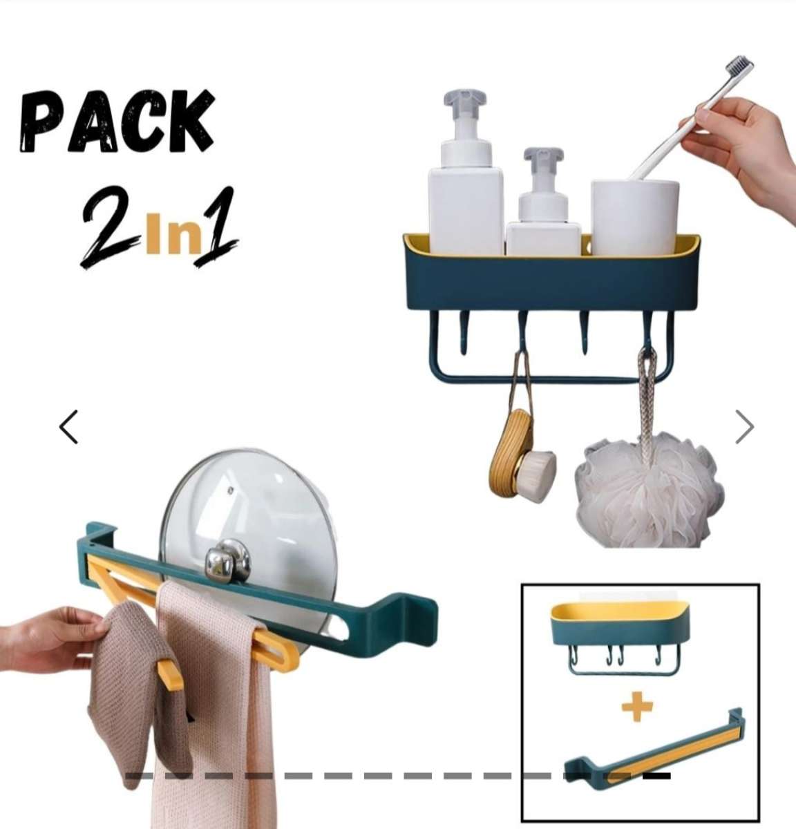 PreviousNextpack 2 en 1 tagre murale de salle de bain  Porte