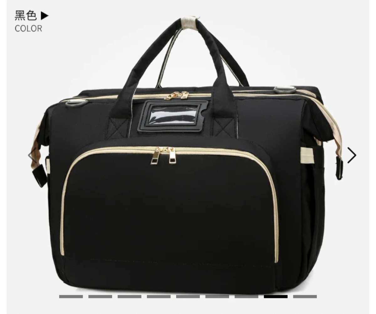 Cabas landau pliable Portable grande capacit pour bb  Noir