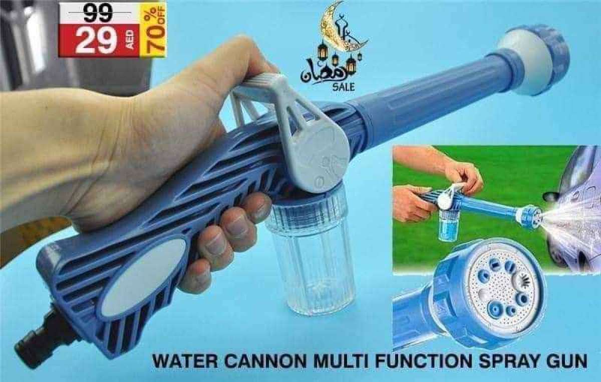 جهاز الرش و التنظيف السحري 8 في 1 متعدد الفوهات حول أي خطوم