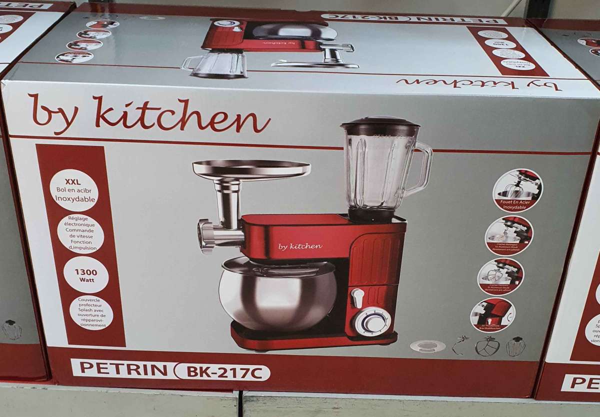 عجان وخلاط إحترافي 3في1 من By Kitchen لتحضير العجائن ومختلف