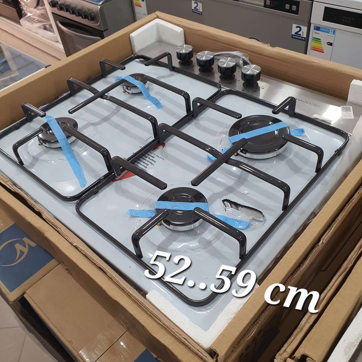 Plaque chauffant inox arcodym 4feux