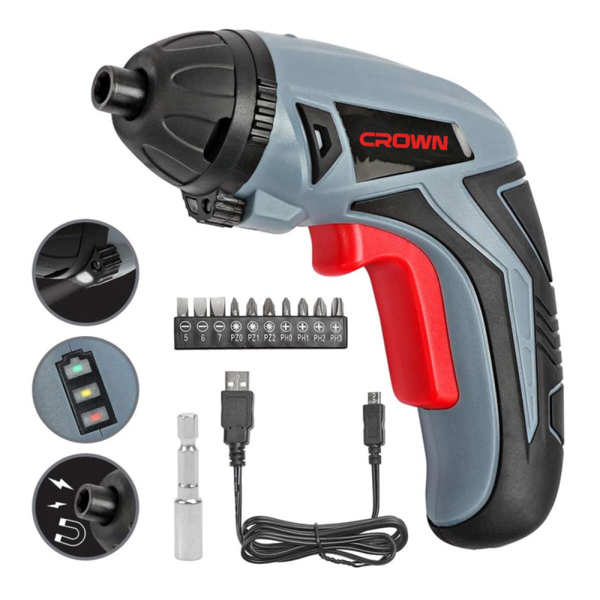 Tournevis nv crown CT22055 a Batterie 36v