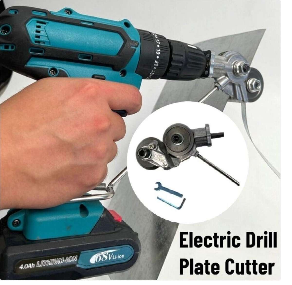 قاطع صفائح الحديد pour visseuse