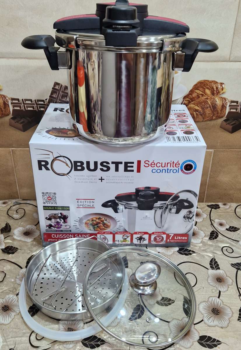 Cocotte minute 2en1 robuste 7L