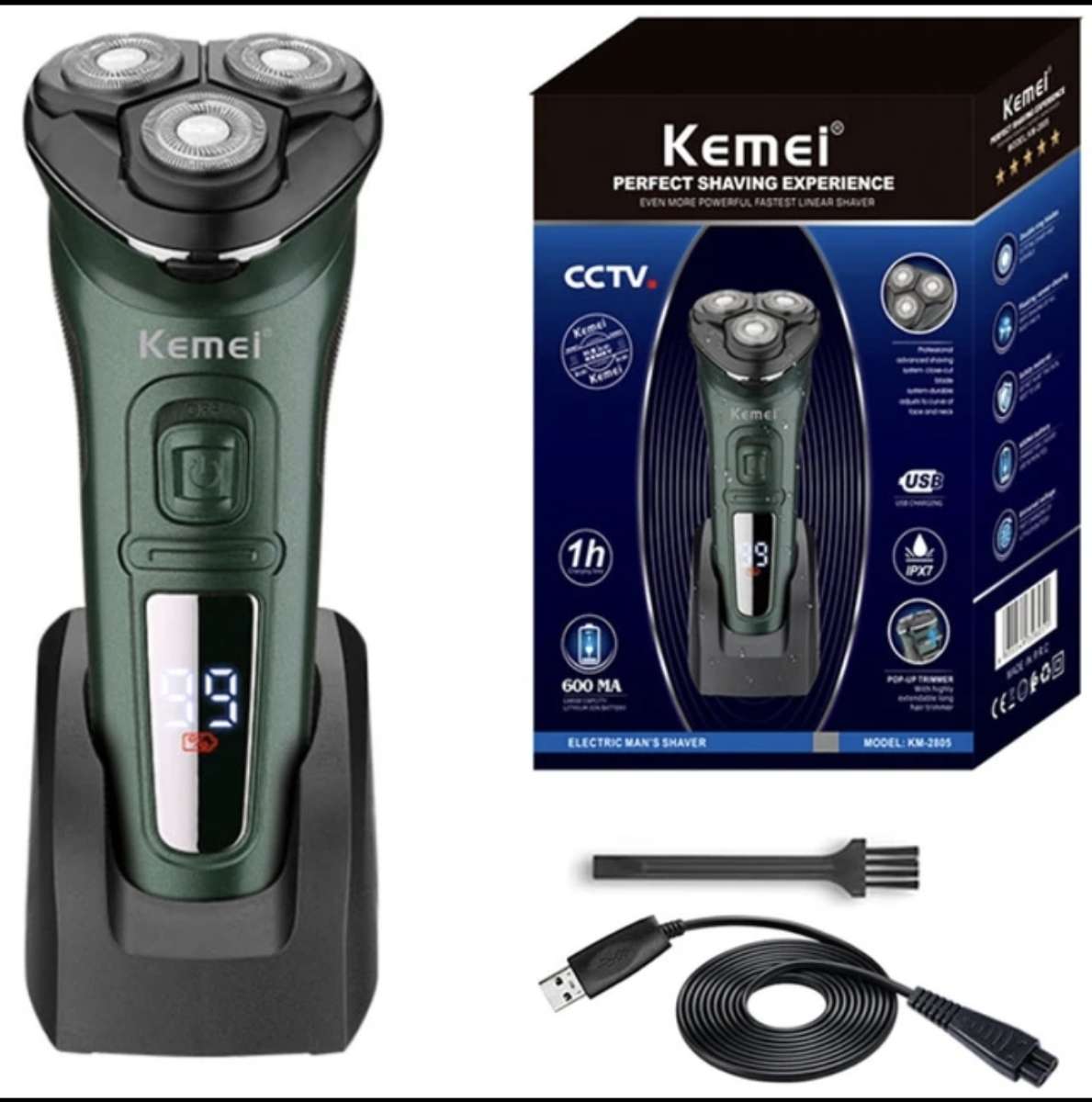 Rasoir lectrique 3boule kemei original km2805