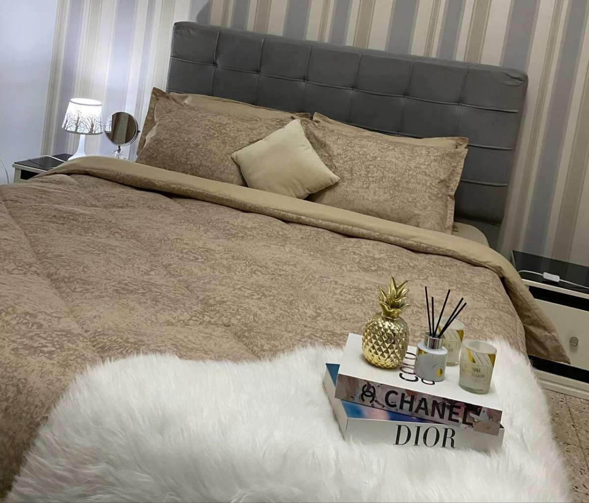 Parure de Couette deux places 6 pice