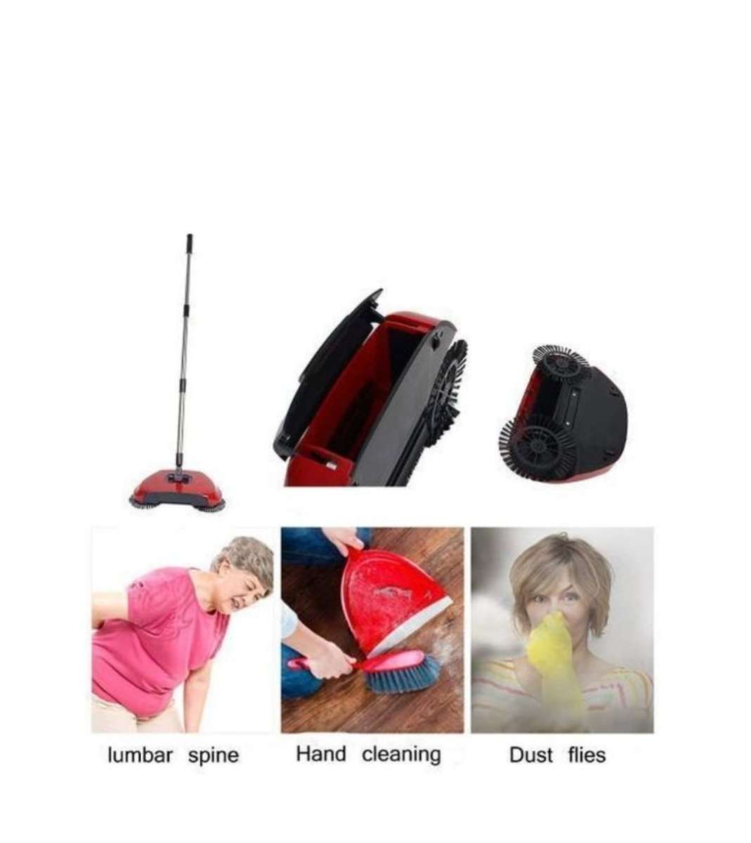 مكنسة سحرية 360 درجة مريحة جدا للكنس