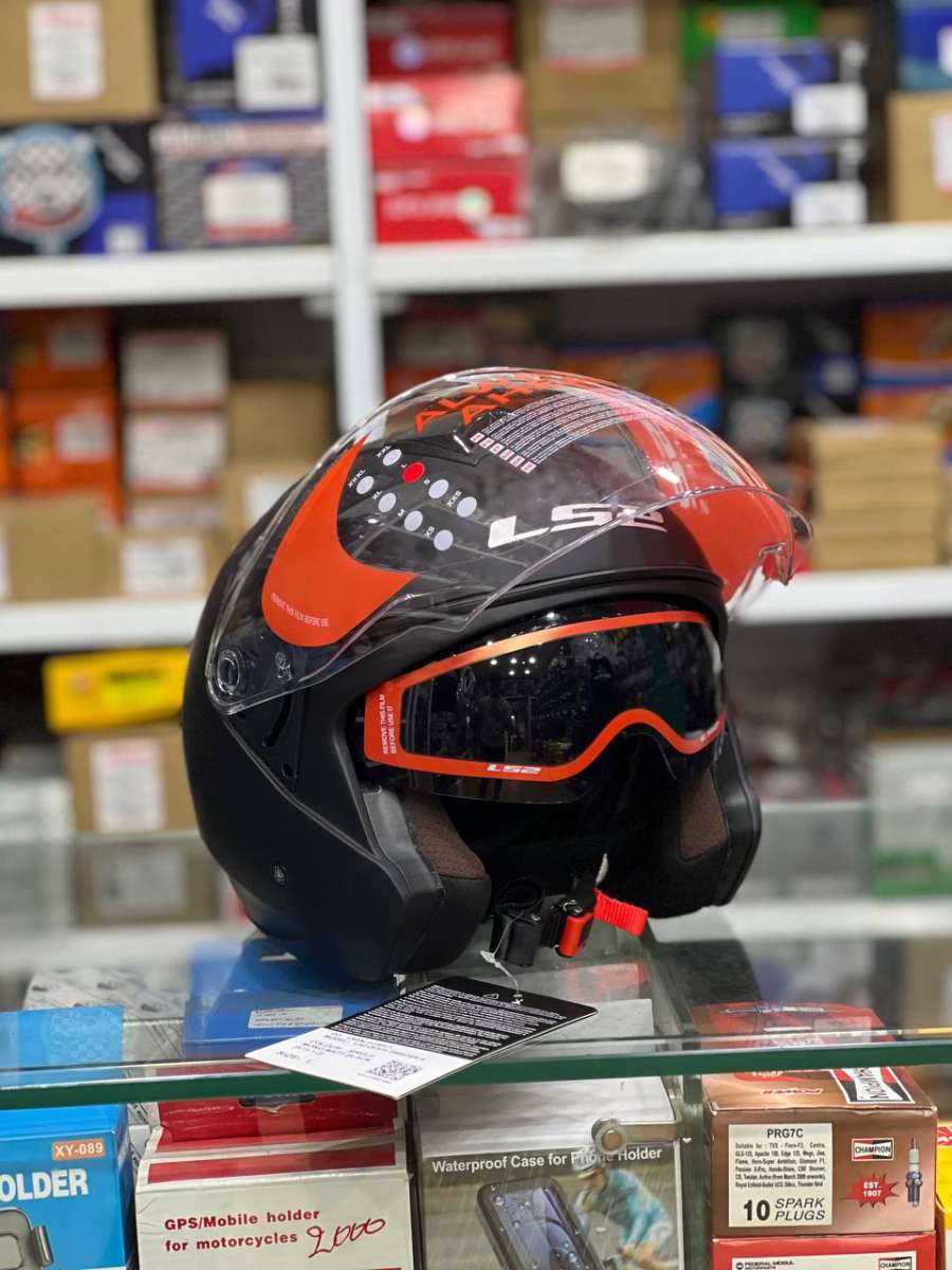 CASQUE LS2 twister DOUBLE VISIERE  LUNETTE ET VISIERE   VISI