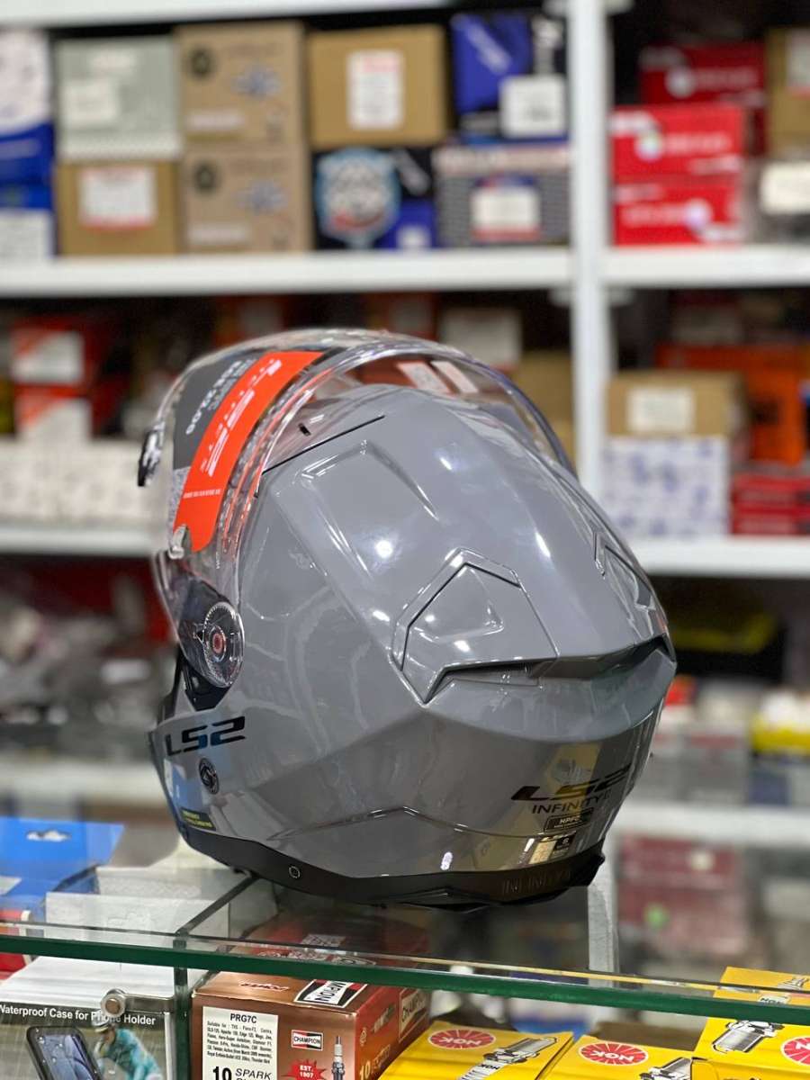 CASQUE LS2 ORIGINAL PLEIN OPTIONDOUBLE VISIRE ANTI BULLE