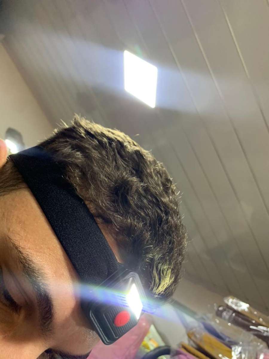 Bonnet LED Unisexe Rechargeable par USB  Gris