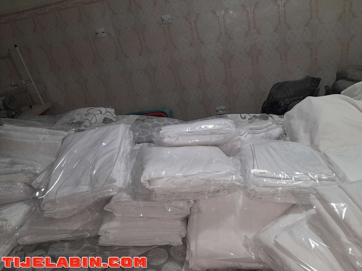 draps blanches pour une place