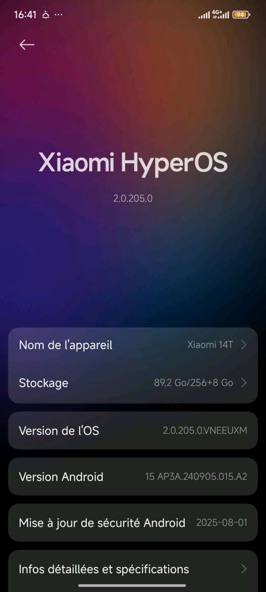 tlphone shaomi Mi14t