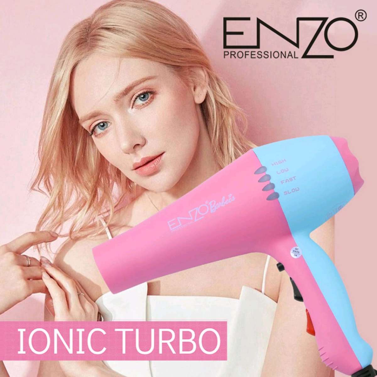 Enzo Professional Seche Cheveux Ionic Turbo 17000 Rpm Editio