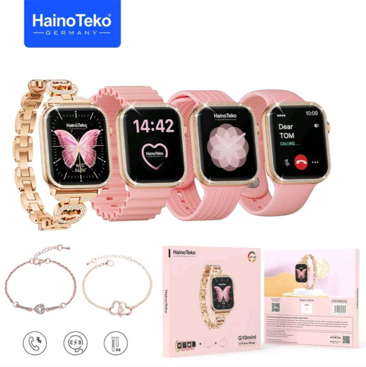 haino teko G10 Mini smartwatch Original coffre