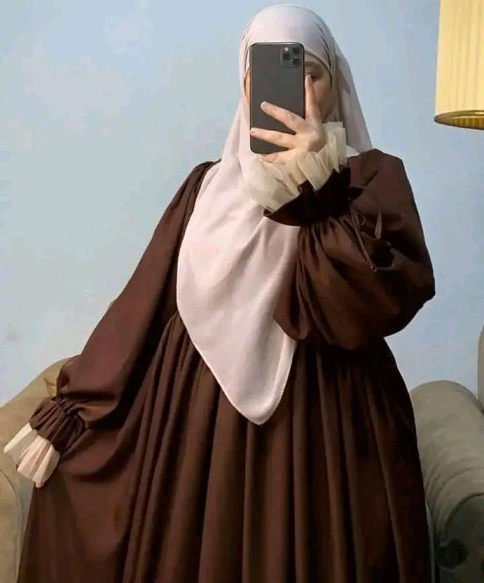 حجاب فضفاض راقي تيل 2