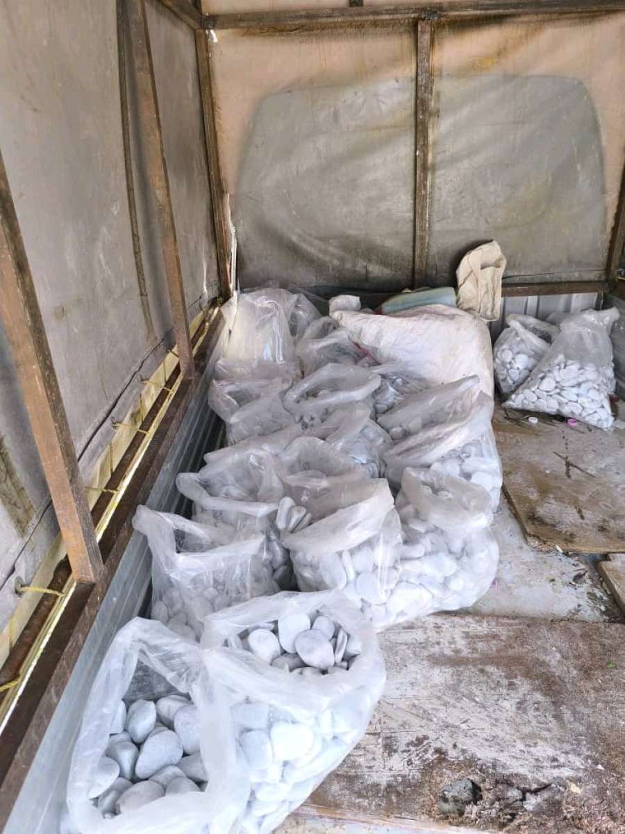 Galet Marbre Blanc AthenaGallet importationGalet en pierre