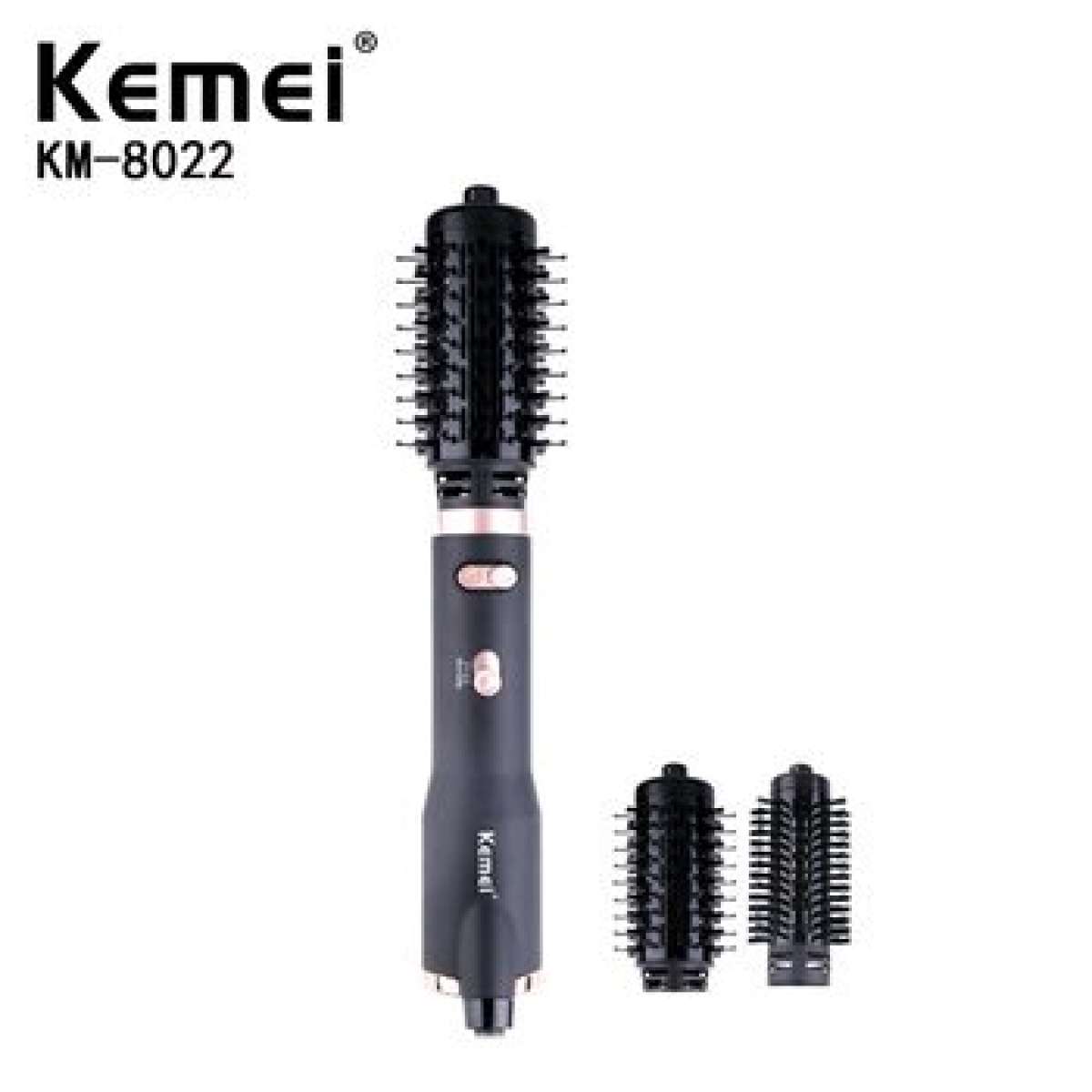 Brosse Kemei KM 8022 chauffante 2in1