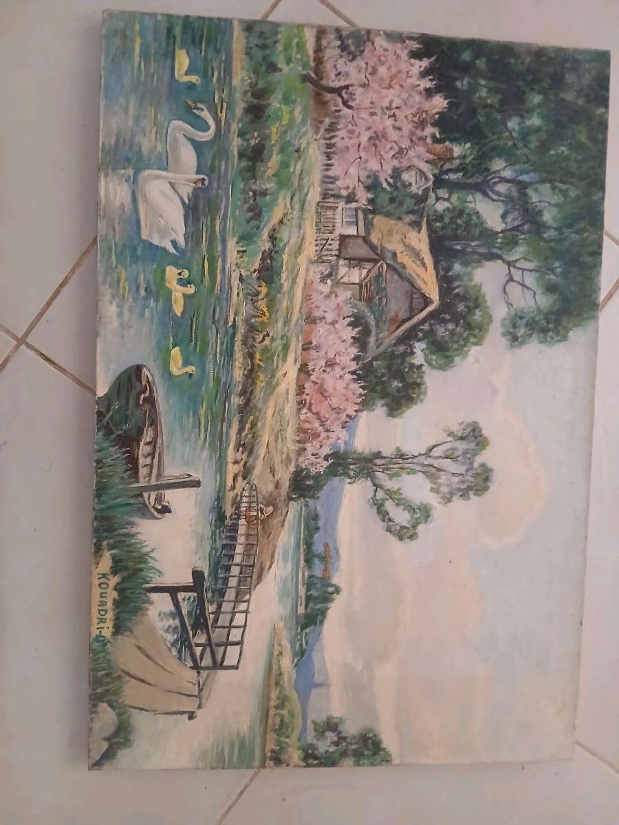 tableau avec vrai peinture de les bozar