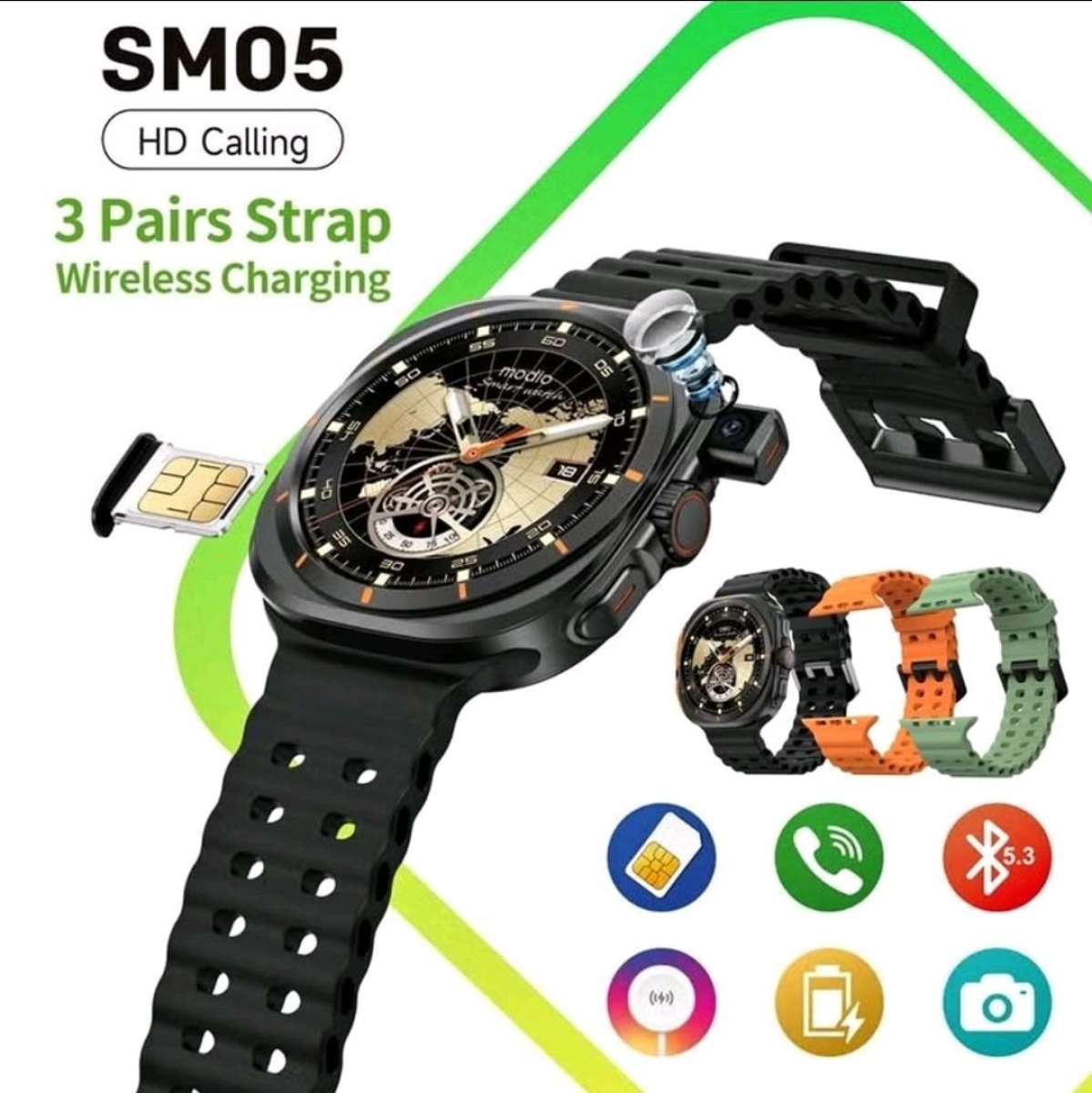 Montre connecte Modio SM05 prise en charge de la carte SIM a