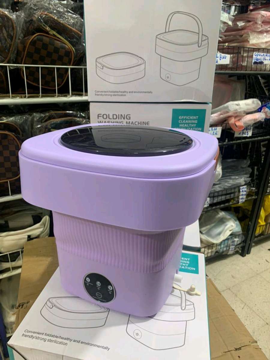 غسالة ملابس قابلة للطي محمولة و هايلة بزااف و سومة هبال