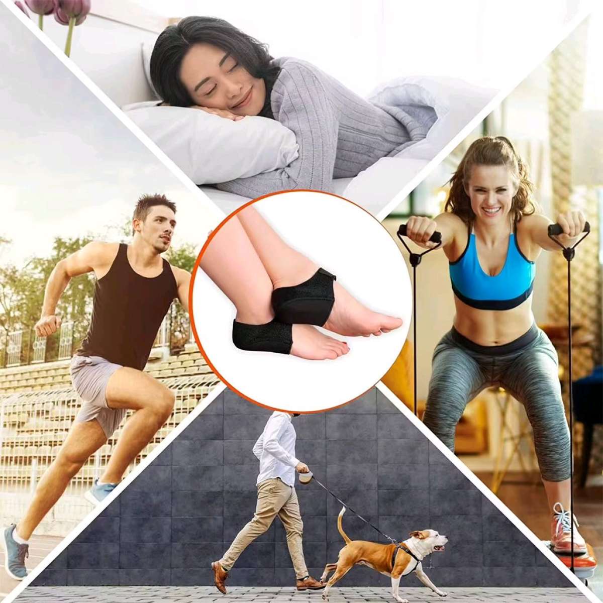 Protge Talon en Silicone Antidouleur pour Homme et Femme