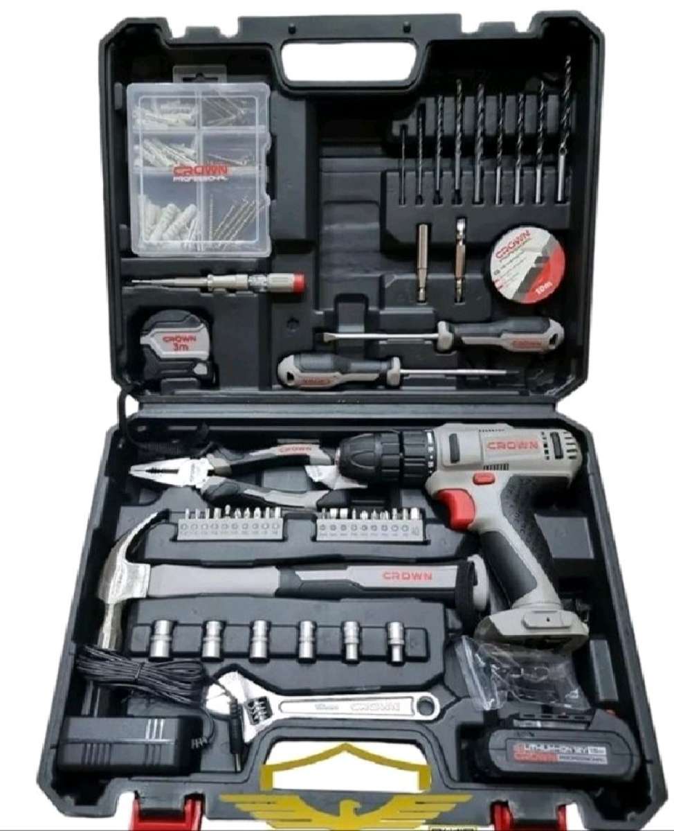 Visseuse accesoires 12v crown  126pcs