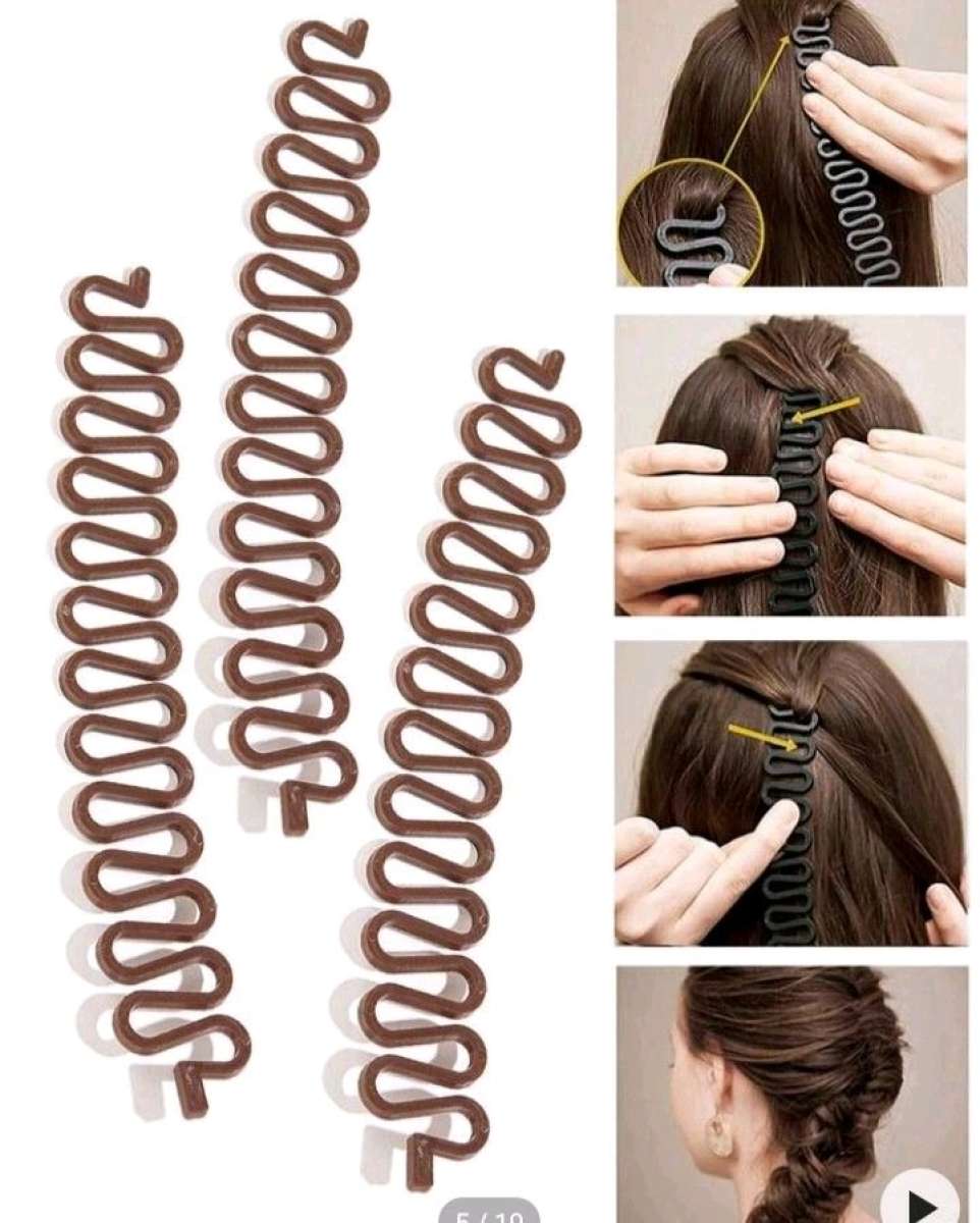 مشبك التموج السحري لتسريحة فخمة في ثواني