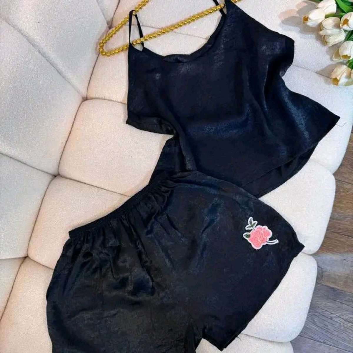 satine pyjama
