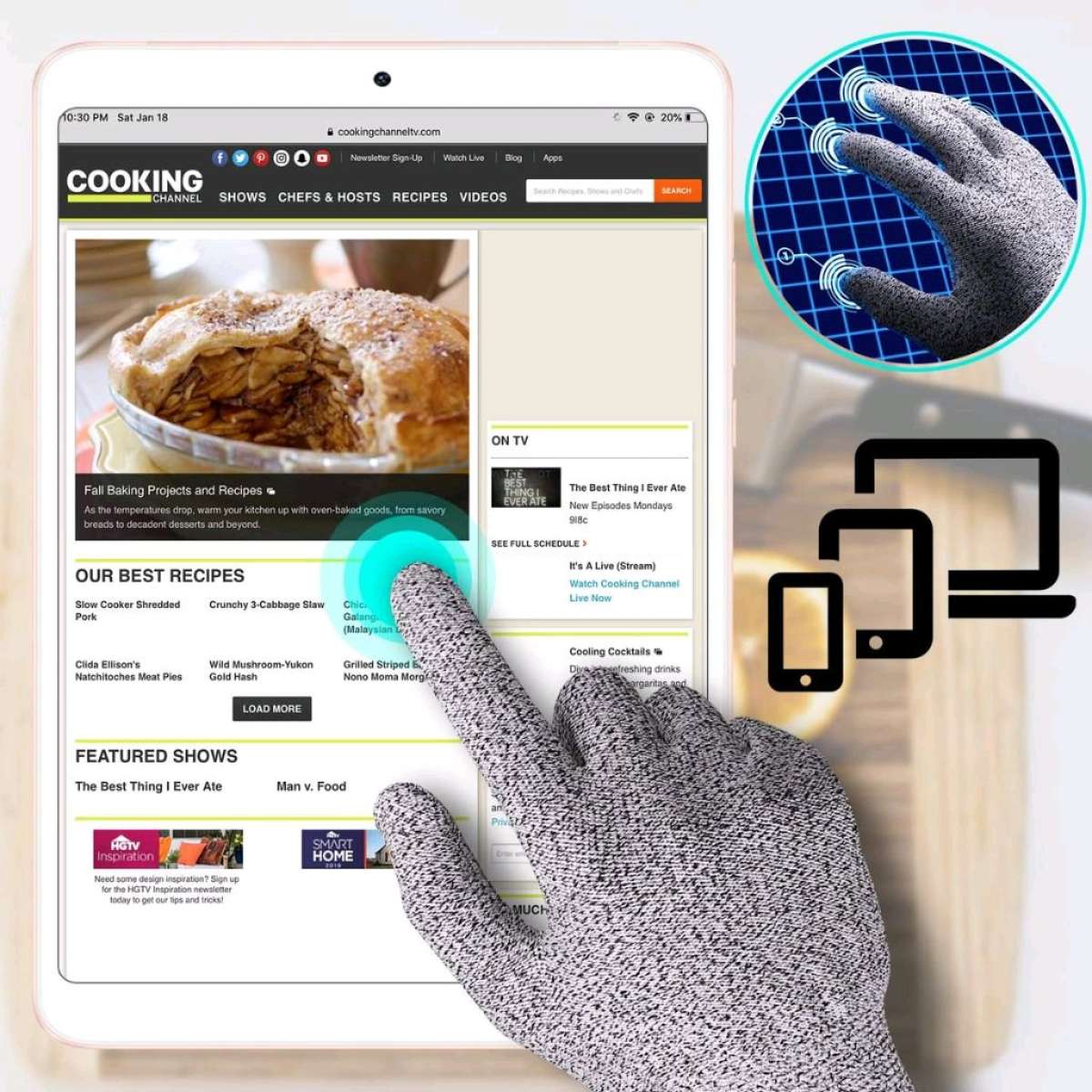 قفازات المقاومة للقطع