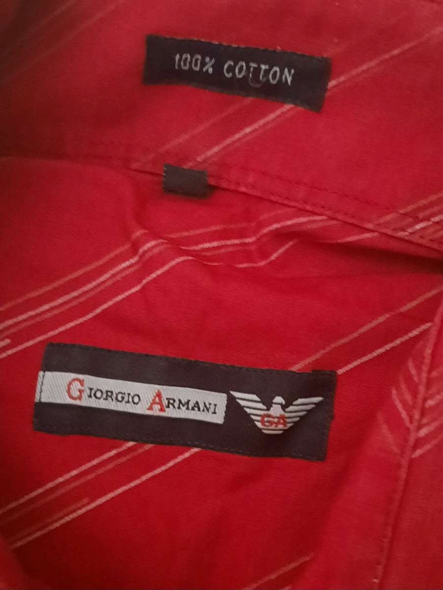 Chemise Giorgio Armani 100coton Original Kaba de lAngleterre