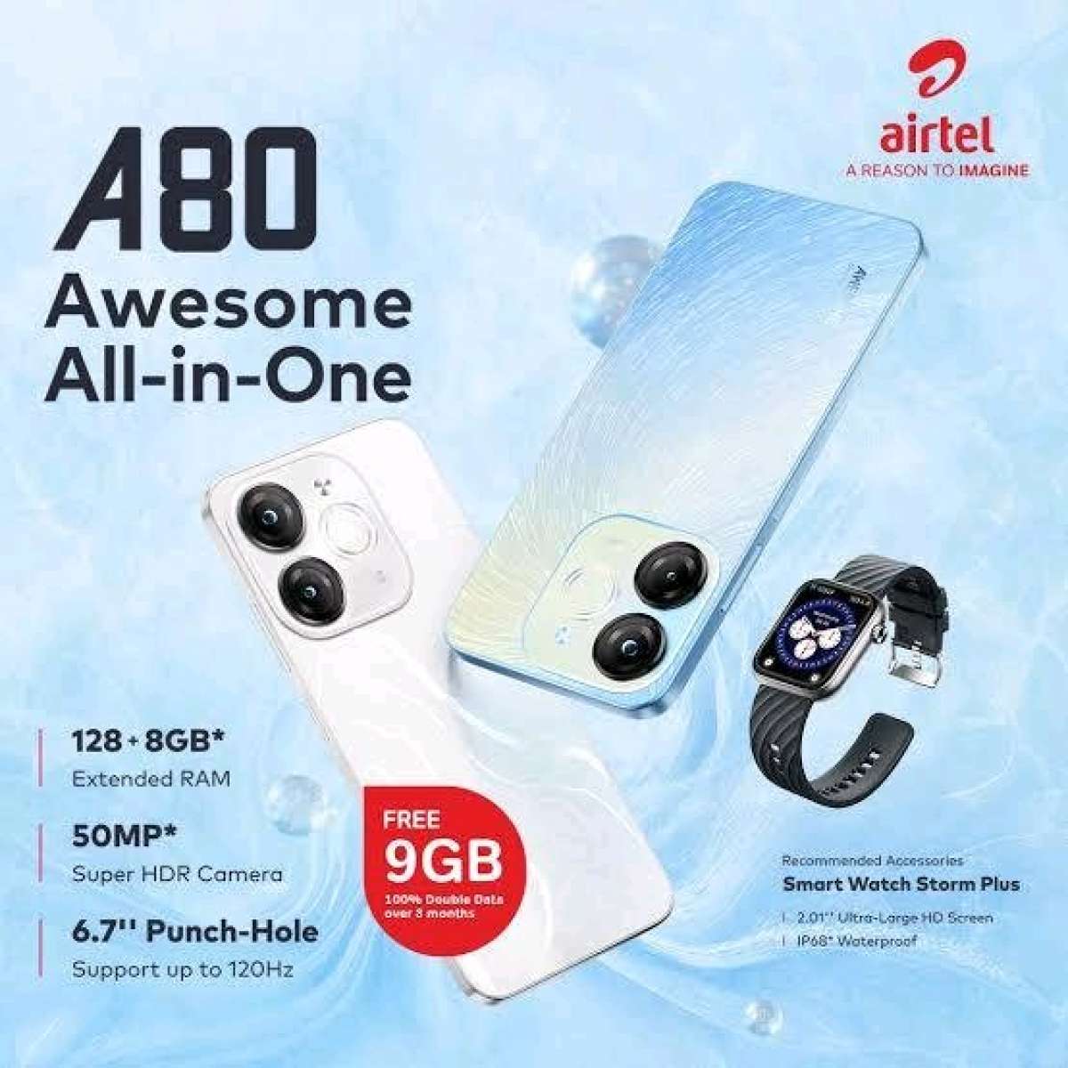 telephon Smartphone itel A80