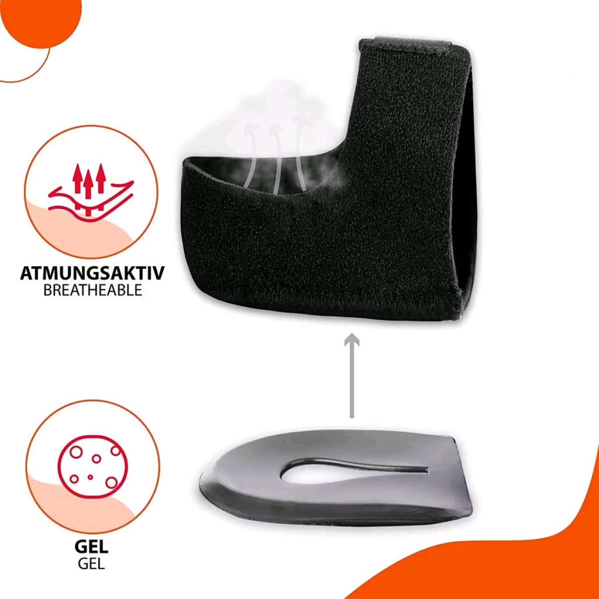 Protge Talon en Silicone Antidouleur pour Homme et Femme