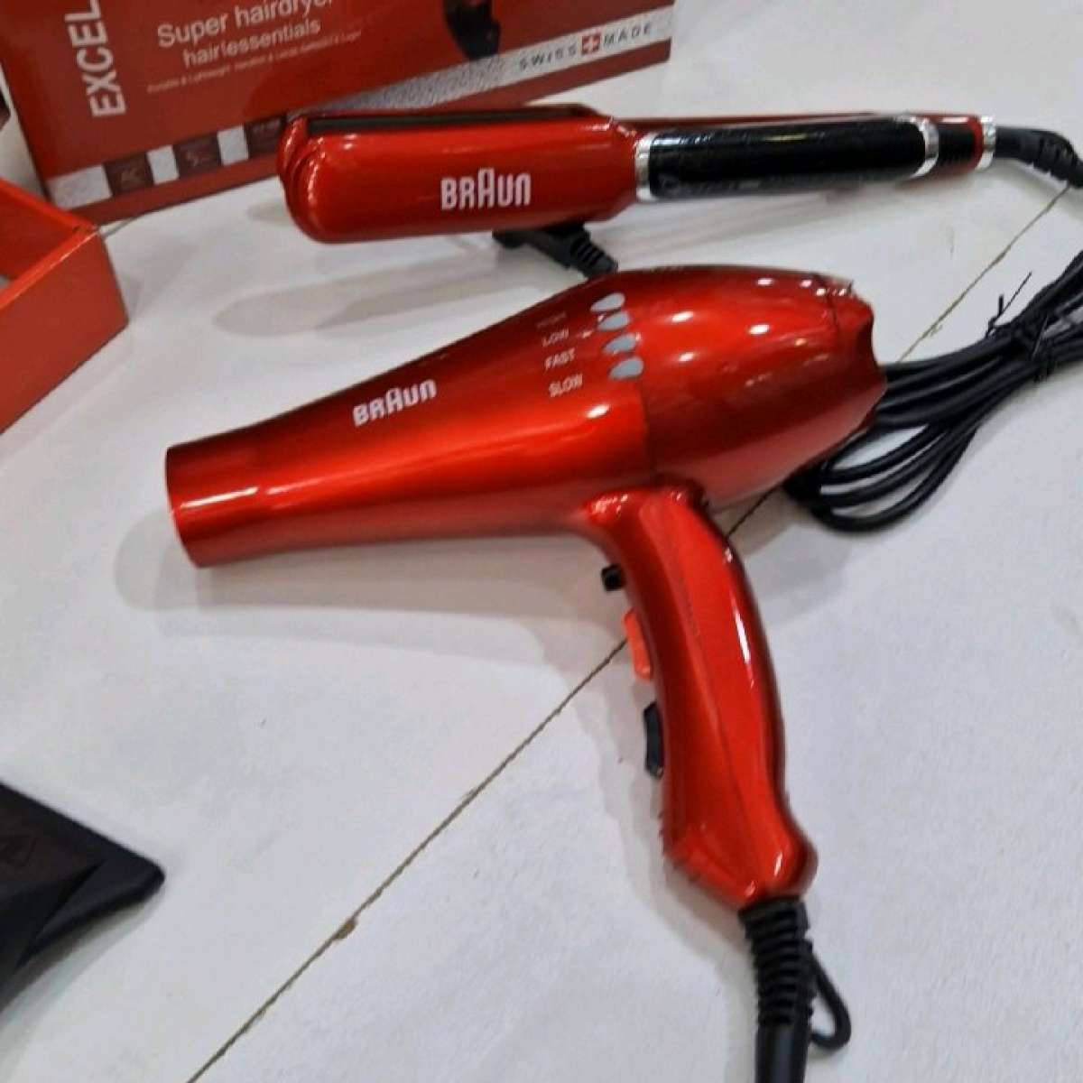 Pack lisseur schoir Braun Rouge