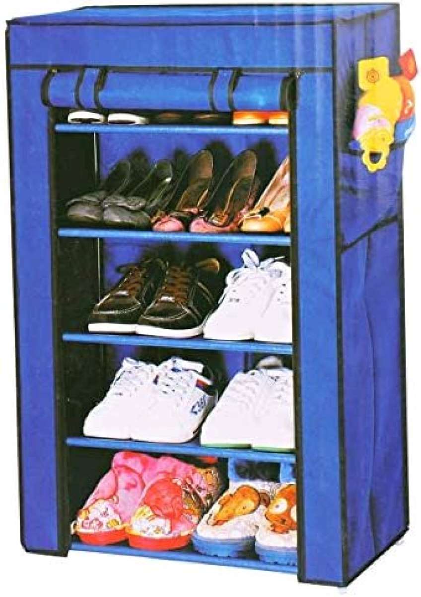 خزانة أحذية مكونة من 5 طبقات مع أرفف تتسع لـ 15 زوجا أو أكثر