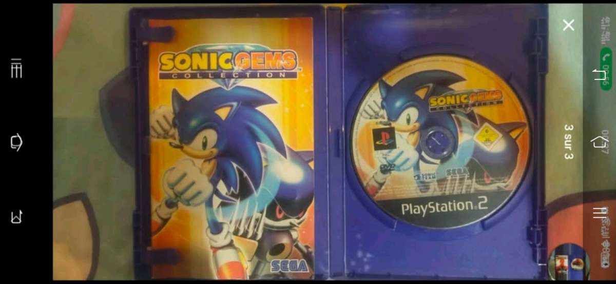 PS 2 SONIC GEMS ORIGINAL