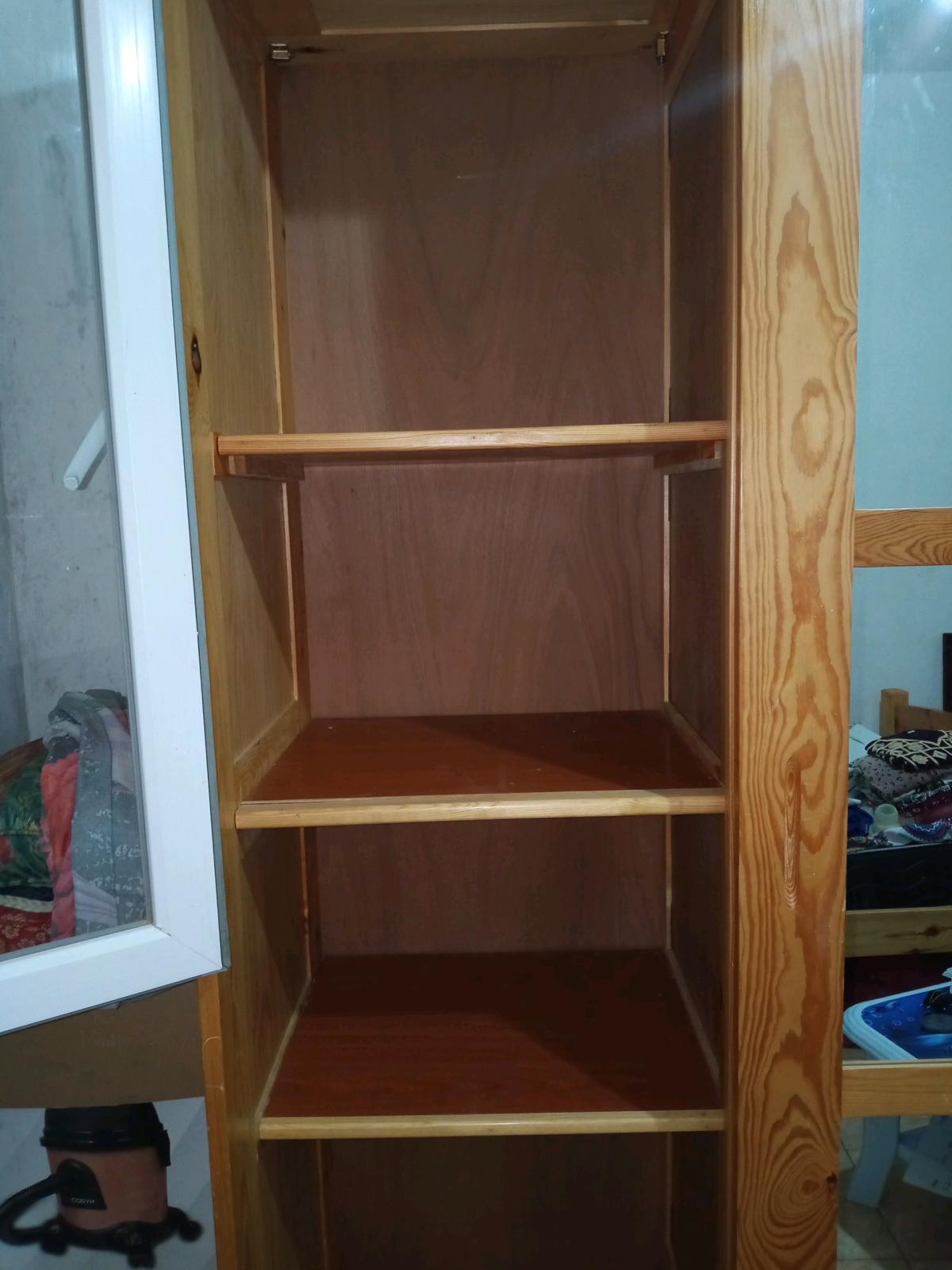 armoire deux portes bois blanc