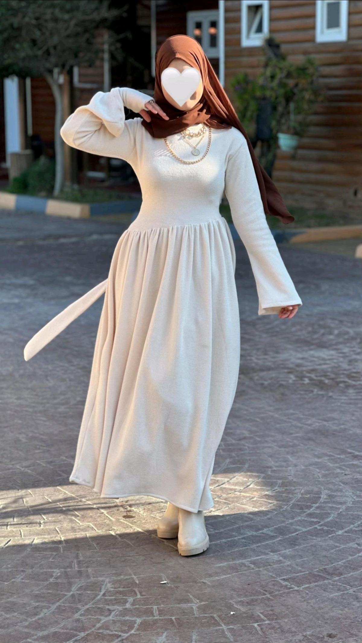 حجاب دفى بقماش شتوي بامتيازالمقاسات متوفرة مع التوصيل 69 ولا