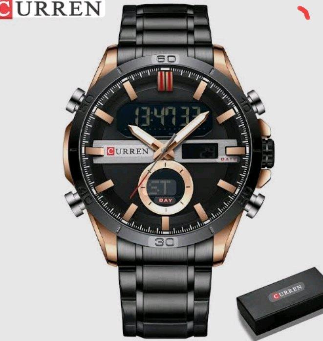 montre Curren hommes original Double montre