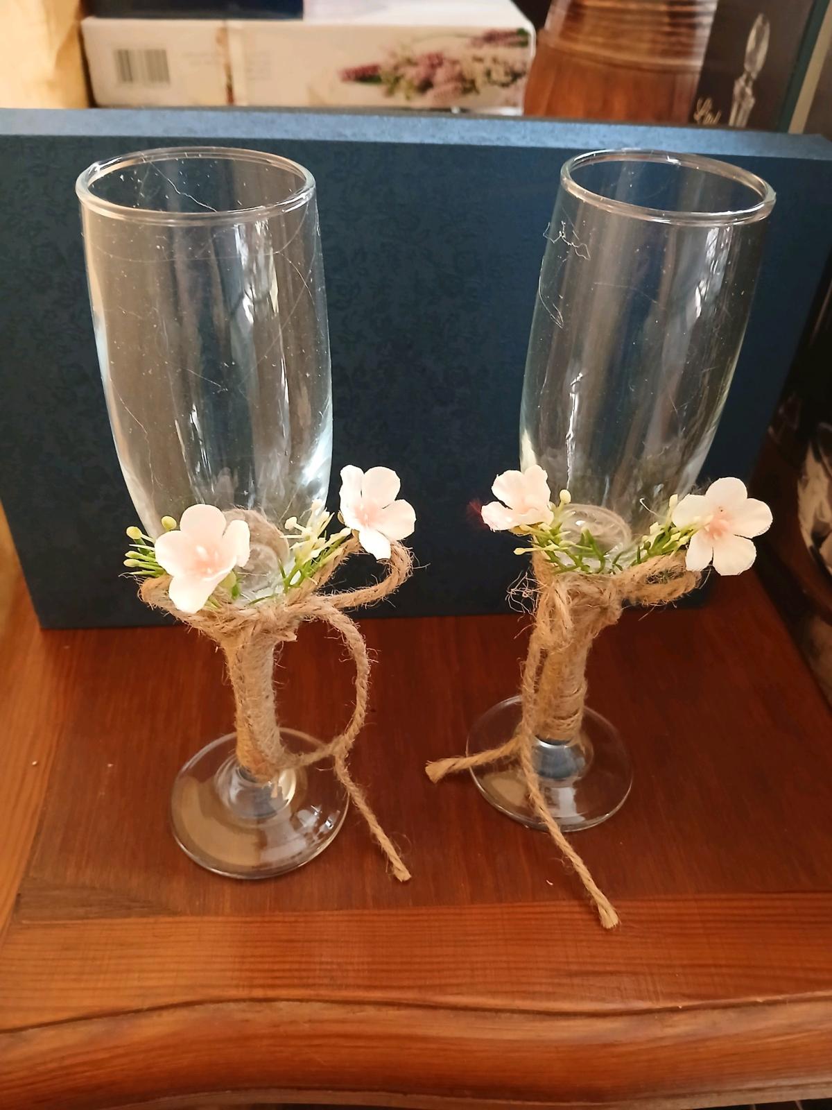 Verres pour mariage