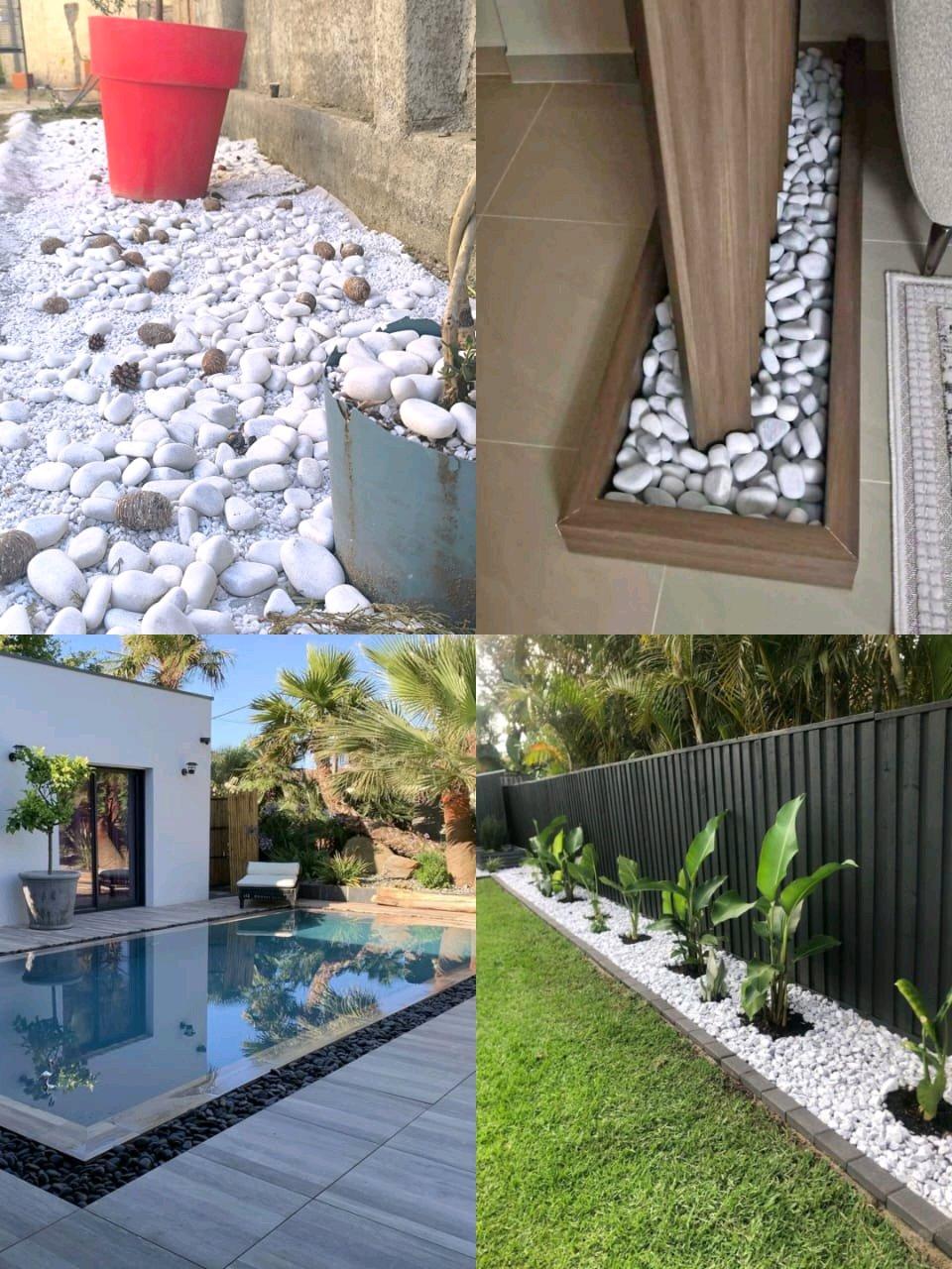 Galet Marbre Blanc AthenaGallet importation num 0550794970