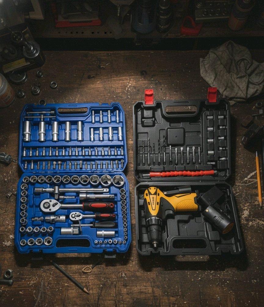 بروموصيو Caisse 108pcs  visseuse dingqi 18v