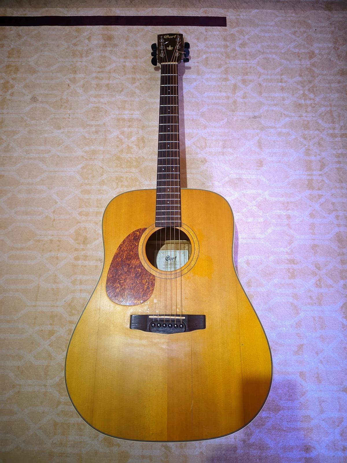guitar acoustic cort earth lh 100