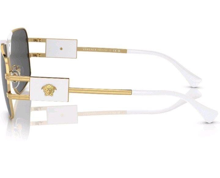 Versace VE 2251 Lunettes de soleil pour homme Blanc