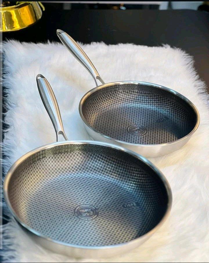 طقم المقلاة الاحترافي بتقنية قرص العسل 3 قطع